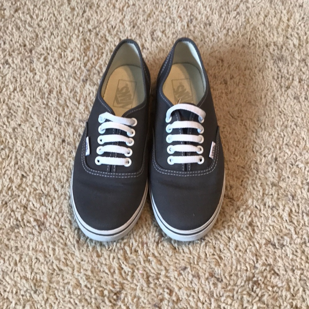 Low Profile Grey Vans